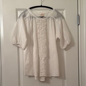NWOT Sundance White Women's Top Sz L